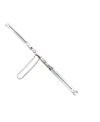 Slinky double rope ring style ladies vintage watch band-Sizeable with partial expansion links at clasp.