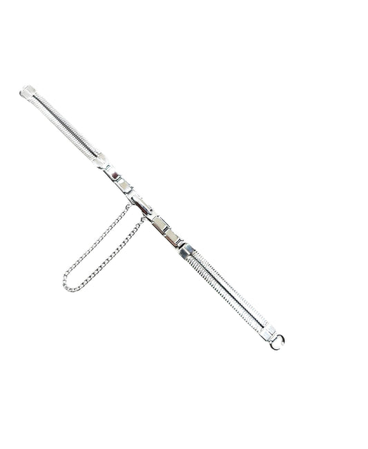 Slinky double rope ring style ladies vintage watch band-Sizeable with partial expansion links at clasp.