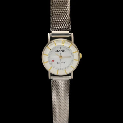 Hana Vintage Quartz Womens Watch With Special Second Hand Feature