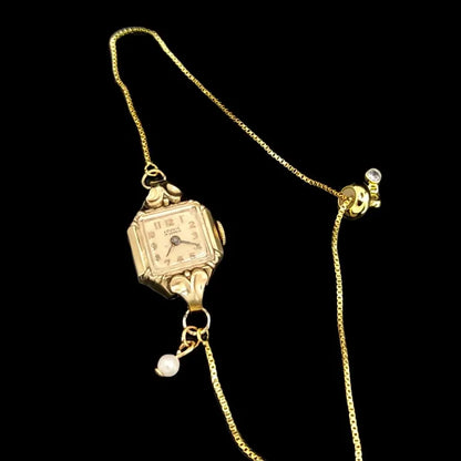 Louvic Vintage Womens 10k RGP Mechanical Watch