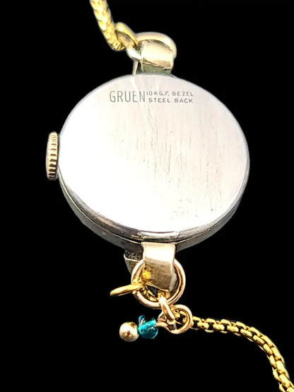 Gruen Very Thin Vintage 17-Jewelled Mechanical Womens Watch in 10k Gold