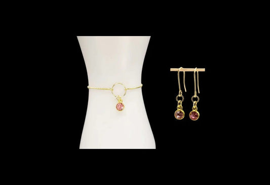 Birthstone Sets-October in 14k Gold Plate, 14k Gold Fill & Brass