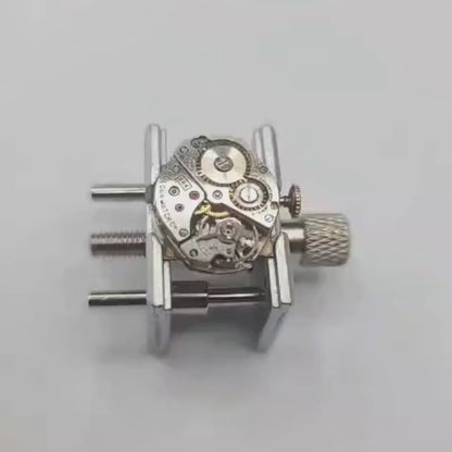Rose Gold Vintage Bulova Womens Mechanical Watch With Moissanite Charm