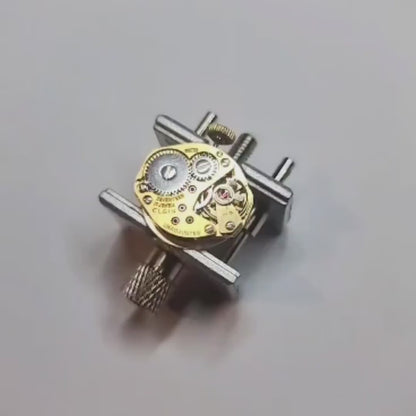 Elgin 10k Gold Plated Vintage Ladies Jewelled Mechanical Watch