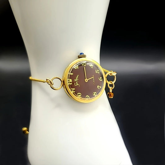 San Marino Womens 17-Jewelled Mechanical Watch With Sapphire Crown