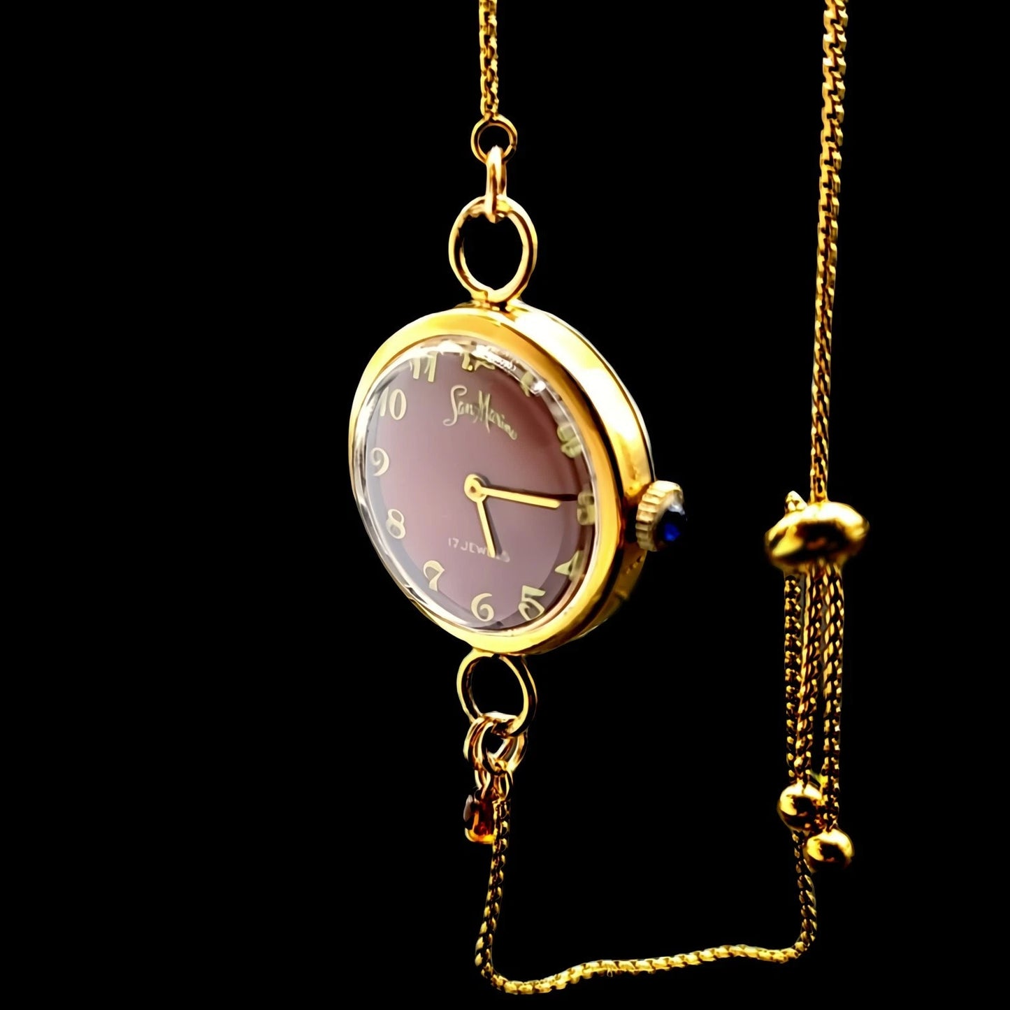 San Marino Womens 17-Jewelled Mechanical Watch With Sapphire Crown