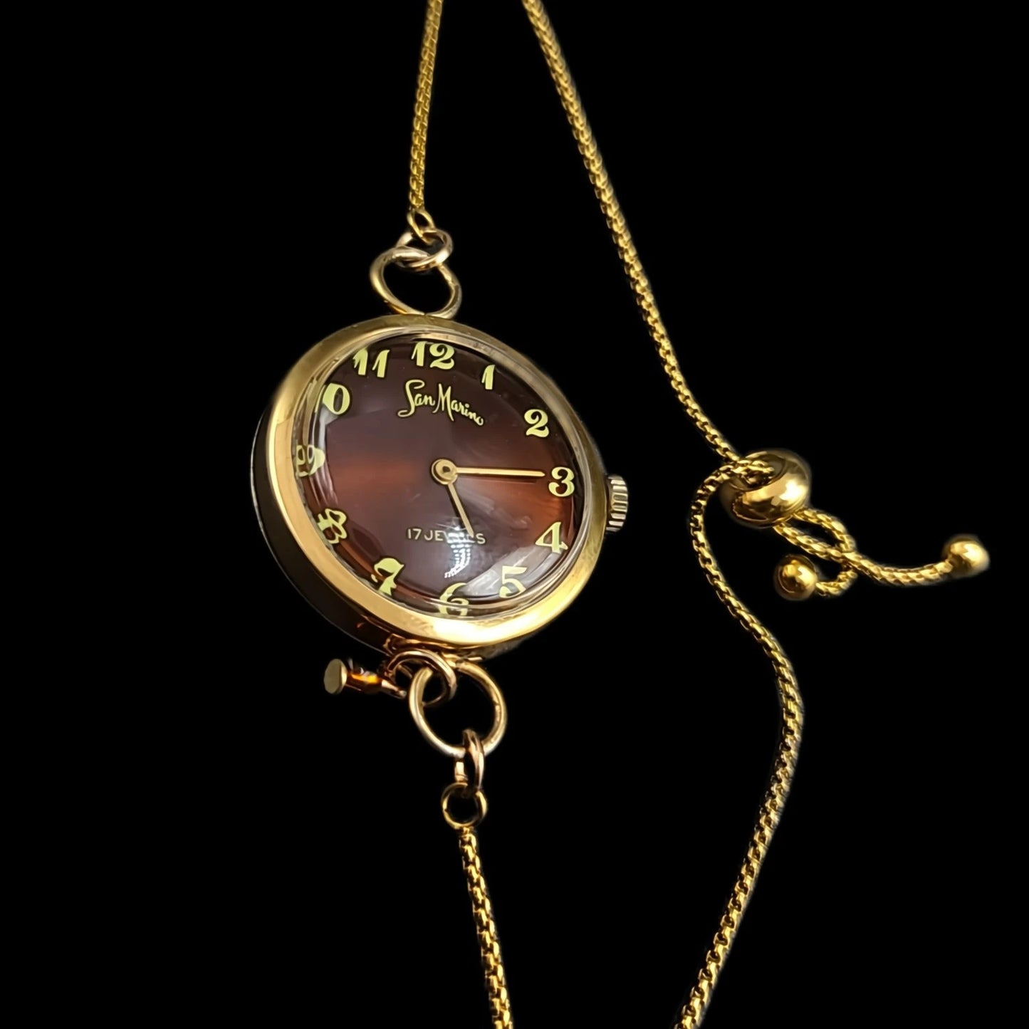 San Marino Womens 17-Jewelled Mechanical Watch With Sapphire Crown
