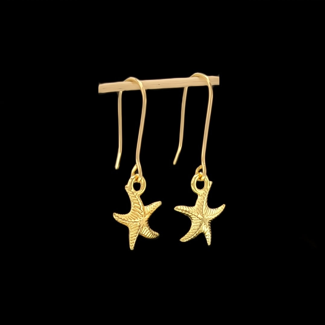 Starfish-Set Earrings & Bracelet