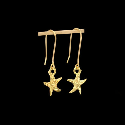 Starfish-Set Earrings & Bracelet