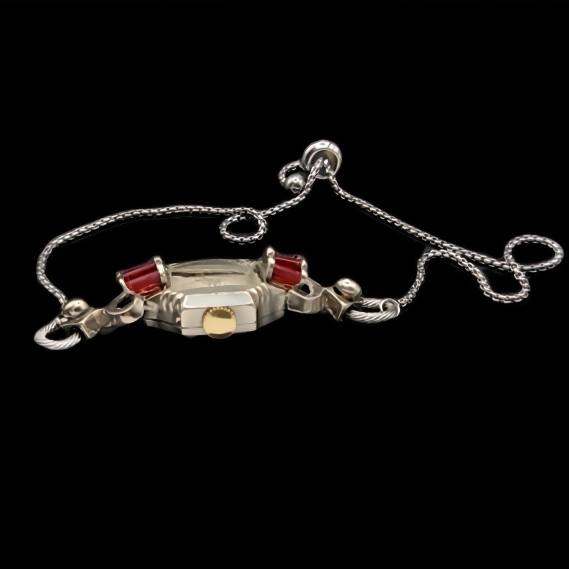 Viking Red Vial Mechanical Vintage Womens Medieval Style Watch